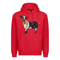Red Tennessee Fainting Goat Premium Hoodie - LillyAllenDesigns