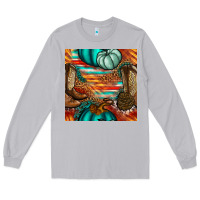 Moon Dust western thanksgiving seamless pattern Long Sleeve Tee - BundleAndBundleShop