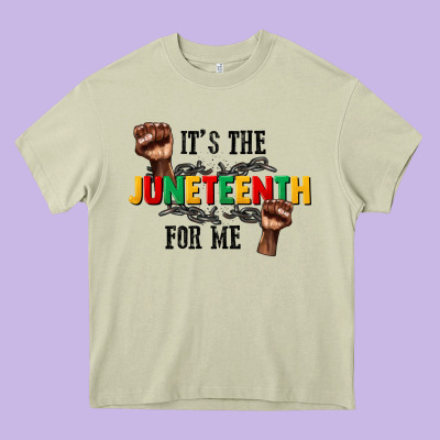 Its The Juneteenth For Me Heavy Core Tee Designed By Cowgirlartshop