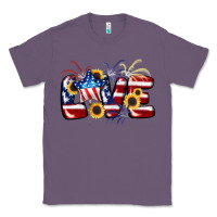 Lavender Love 4th of july Classic Tee - CowGirlArtShop