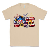 Mushroom Love 4th of july Classic Tee - CowGirlArtShop