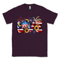 Plum Love 4th of july Classic Tee - CowGirlArtShop