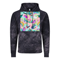 Cloud Black hello kindergarten seamless pattern Vintage Hoodie - BundleAndBundleShop