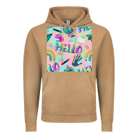 Vintage Camel hello kindergarten seamless pattern Vintage Hoodie - BundleAndBundleShop