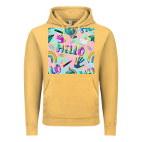 Vintage Mustard hello kindergarten seamless pattern Vintage Hoodie - BundleAndBundleShop