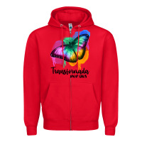 Red transformada por dios Zipper Hoodie - JahusDesignShop