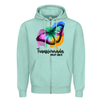 Transformada Por Dios Zipper Hoodie | Teevron