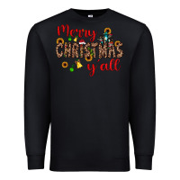Black merry christmas y'all Premium Sweatshirt - JahusDesignShop