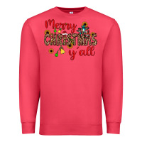 Cardinal merry christmas y'all Premium Sweatshirt - JahusDesignShop