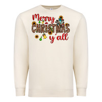 Sandshell merry christmas y'all Premium Sweatshirt - JahusDesignShop