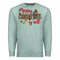 Seafoam merry christmas y'all Premium Sweatshirt - JahusDesignShop