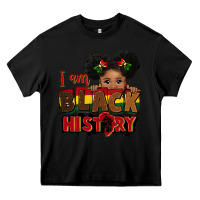 Black i am black history black girl peekaboo juneteenth Heavy Core Tee - CowGirlArtShop