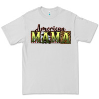 Dove Grey American Mama  Mother's Day Premium Tee - CowGirlArtShop