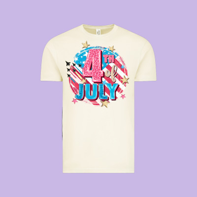 4th Of July Vintage Tee Designed By Fadigitalartstudio