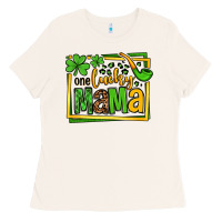 Bone One lucky mama St. Patrick's Ladies Tee - OliviaCreatesArt
