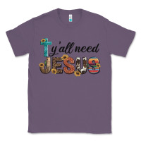 Lavender y'all need jesus Classic Tee - Artiststas
