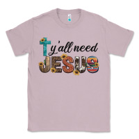Lilac y'all need jesus Classic Tee - Artiststas