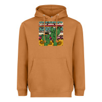 Meerkat cactus sunflower coaster Heavyweight Hoodie - JahusDesignShop