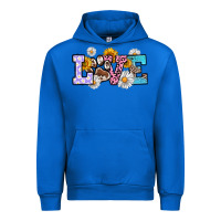 Cobalt dog paw love Urban Hoodie - RanaPortraitStore