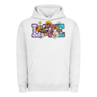Pigment Lunar Rock dog paw love Urban Hoodie - RanaPortraitStore