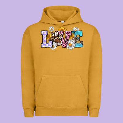 Dog Paw Love Urban Hoodie Designed By Ranaportraitstore