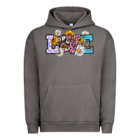 Pigment Tornado dog paw love Urban Hoodie - RanaPortraitStore