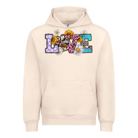 Sandshell dog paw love Urban Hoodie - RanaPortraitStore