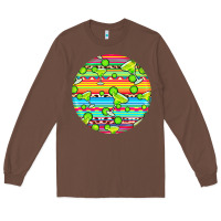 Chestnut hispanic heritage month round earrings 3 Long Sleeve Tee - BundleAndBundleShop