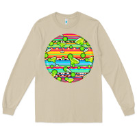 Mushroom hispanic heritage month round earrings 3 Long Sleeve Tee - BundleAndBundleShop