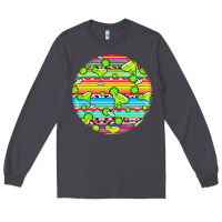 Smoke hispanic heritage month round earrings 3 Long Sleeve Tee - BundleAndBundleShop