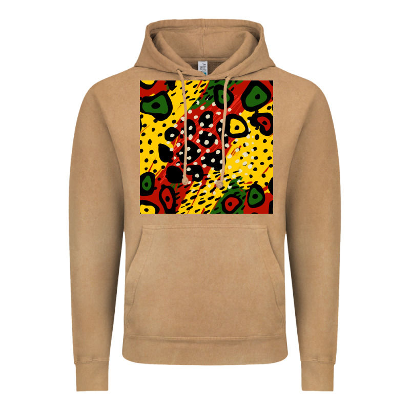 African Colors Pattern Vintage Hoodie by BundleAndBundleShop | Teevron