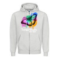 Dove Grey transformada por dios Zipper Hoodie - JahusDesignShop