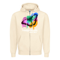 Sandshell transformada por dios Zipper Hoodie - JahusDesignShop