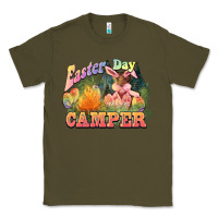 Army Green Easter Day Camper Classic Tee - HowdyJamesFarm