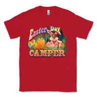 Red Easter Day Camper Classic Tee - HowdyJamesFarm