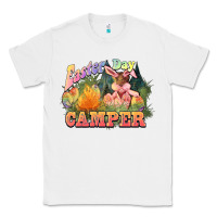 White Easter Day Camper Classic Tee - HowdyJamesFarm
