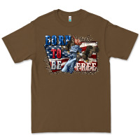 Cacao Born to be free Premium Tee - CowGirlArtShop