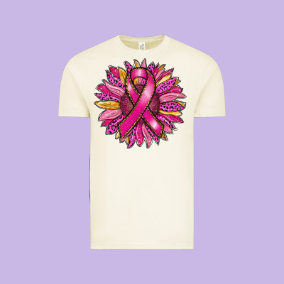 Breast Cancer Sunflower Vintage Tee Designed By Ranaportraitstore