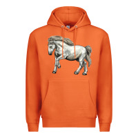 Carrot percheron horse Premium Hoodie - LillyAllenDesigns