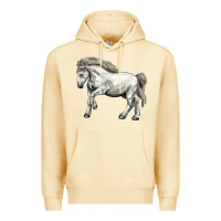 Pina Colada percheron horse Premium Hoodie - LillyAllenDesigns