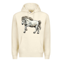 Sandshell percheron horse Premium Hoodie - LillyAllenDesigns