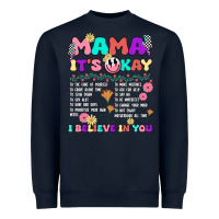 Navy mama it's okay Heavyweight Sweatshirt - JahusDesignShop
