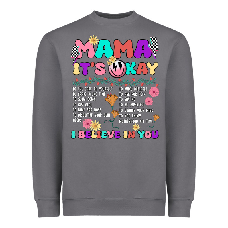 Mama It's Okay Heavyweight Sweatshirt by JahusDesignShop | Teevron