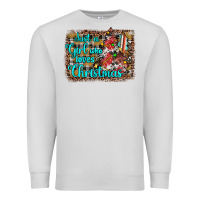Dove Grey just a girl who loves christmas Premium Sweatshirt - JahusDesignShop