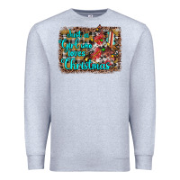 Heather Grey just a girl who loves christmas Premium Sweatshirt - JahusDesignShop