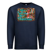 Navy just a girl who loves christmas Premium Sweatshirt - JahusDesignShop