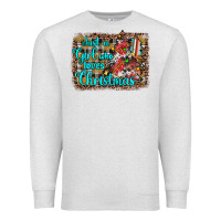 Oatmeal Heather just a girl who loves christmas Premium Sweatshirt - JahusDesignShop