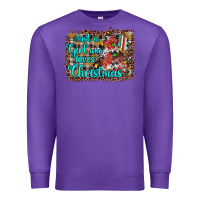Purple just a girl who loves christmas Premium Sweatshirt - JahusDesignShop