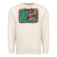 Sandshell just a girl who loves christmas Premium Sweatshirt - JahusDesignShop