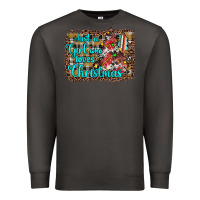 Smoke just a girl who loves christmas Premium Sweatshirt - JahusDesignShop